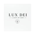 Car Magnet — Lux Dei “Light of God” Religious Cross Sticker for Vehicles