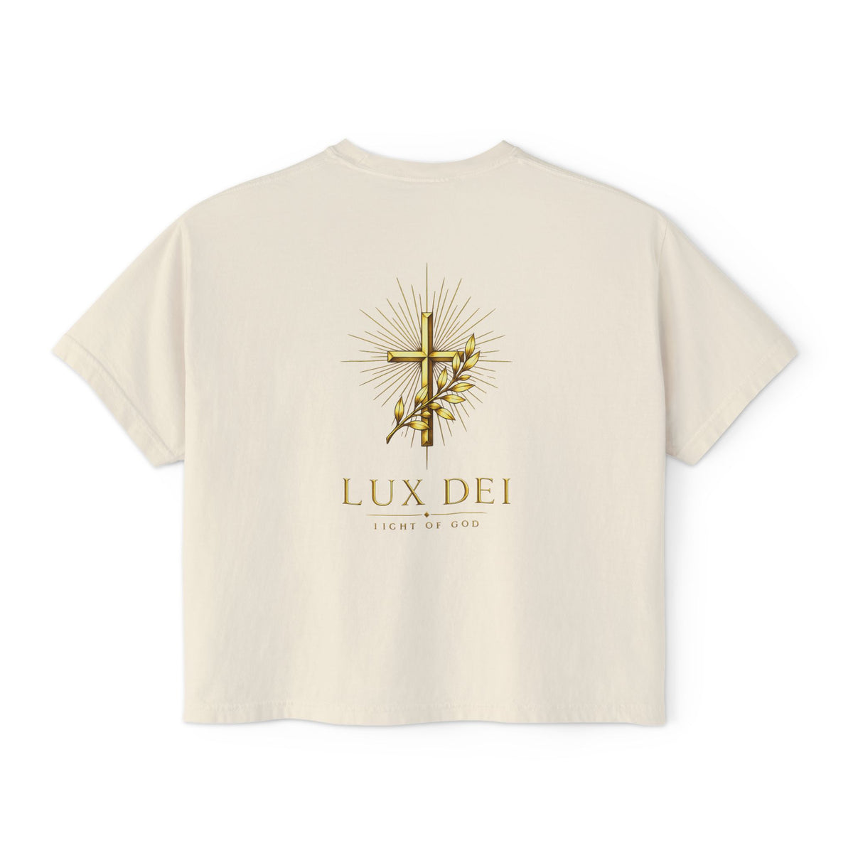 Lux Dei Radiant Cross Women’s Boxy Tee