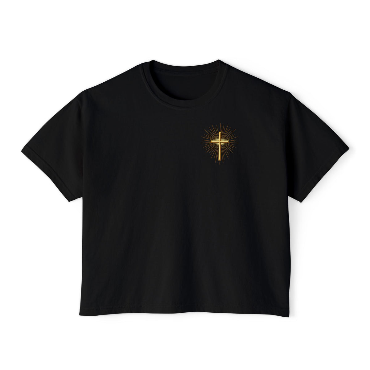 Lux Dei Radiant Cross Women’s Boxy Tee