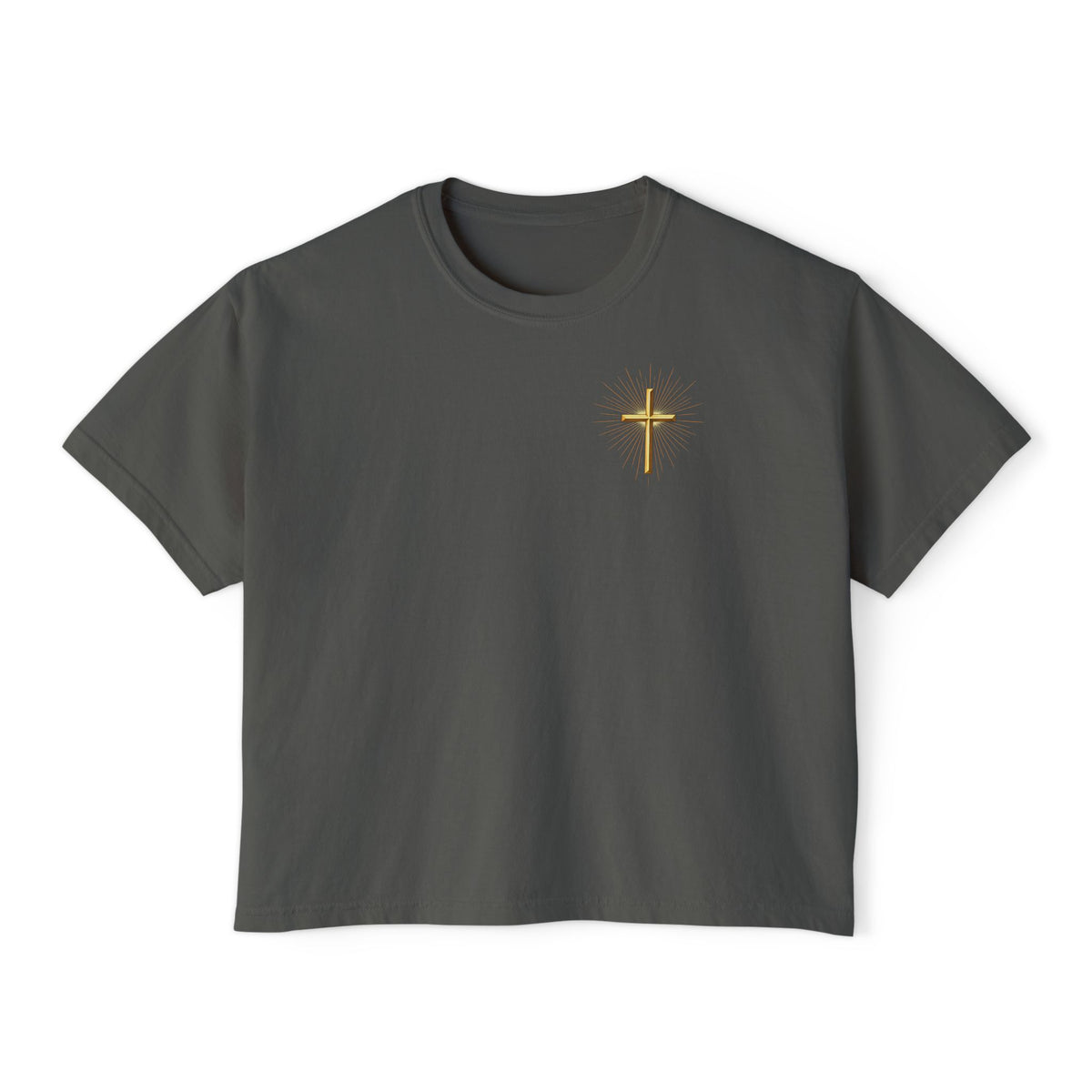 Lux Dei Radiant Cross Women’s Boxy Tee