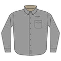 Embroidered Port Authority Long Sleeve Work Shirt — Logo Chest Pocket