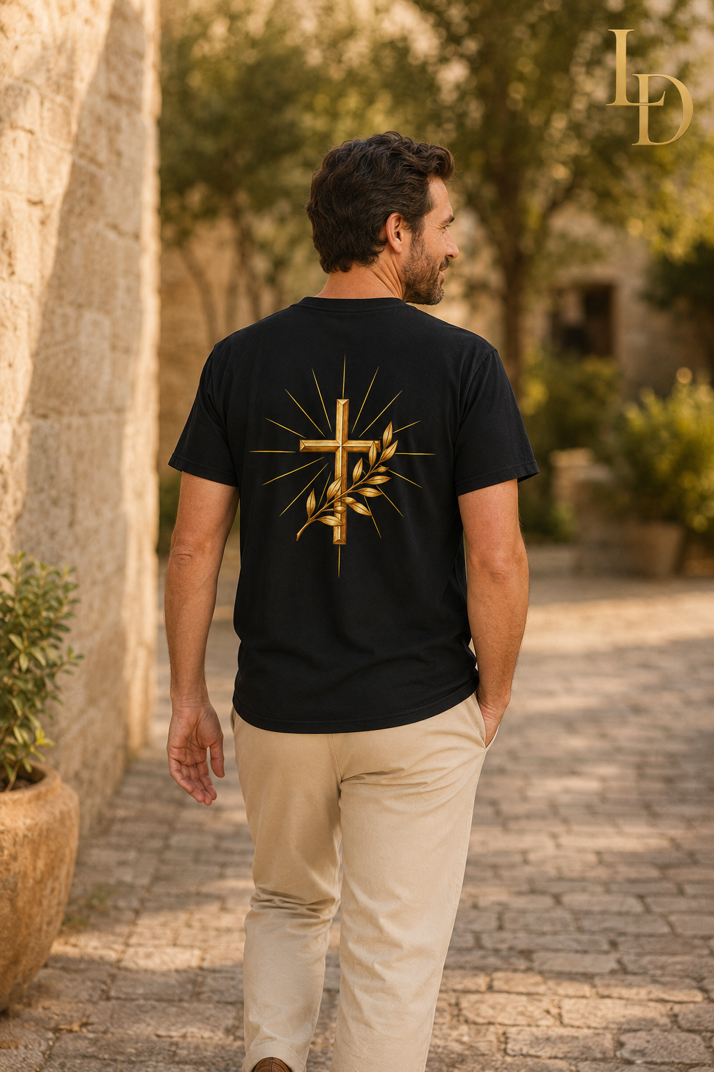 Lux Dei Comfort Colors® Garment-Dyed Christian T-Shirt — Premium Christian Tee