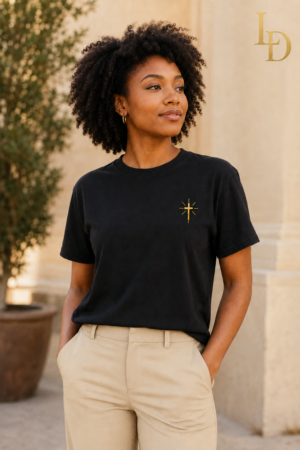 Lux Dei Comfort Colors® Garment-Dyed Christian T-Shirt — Premium Christian Tee