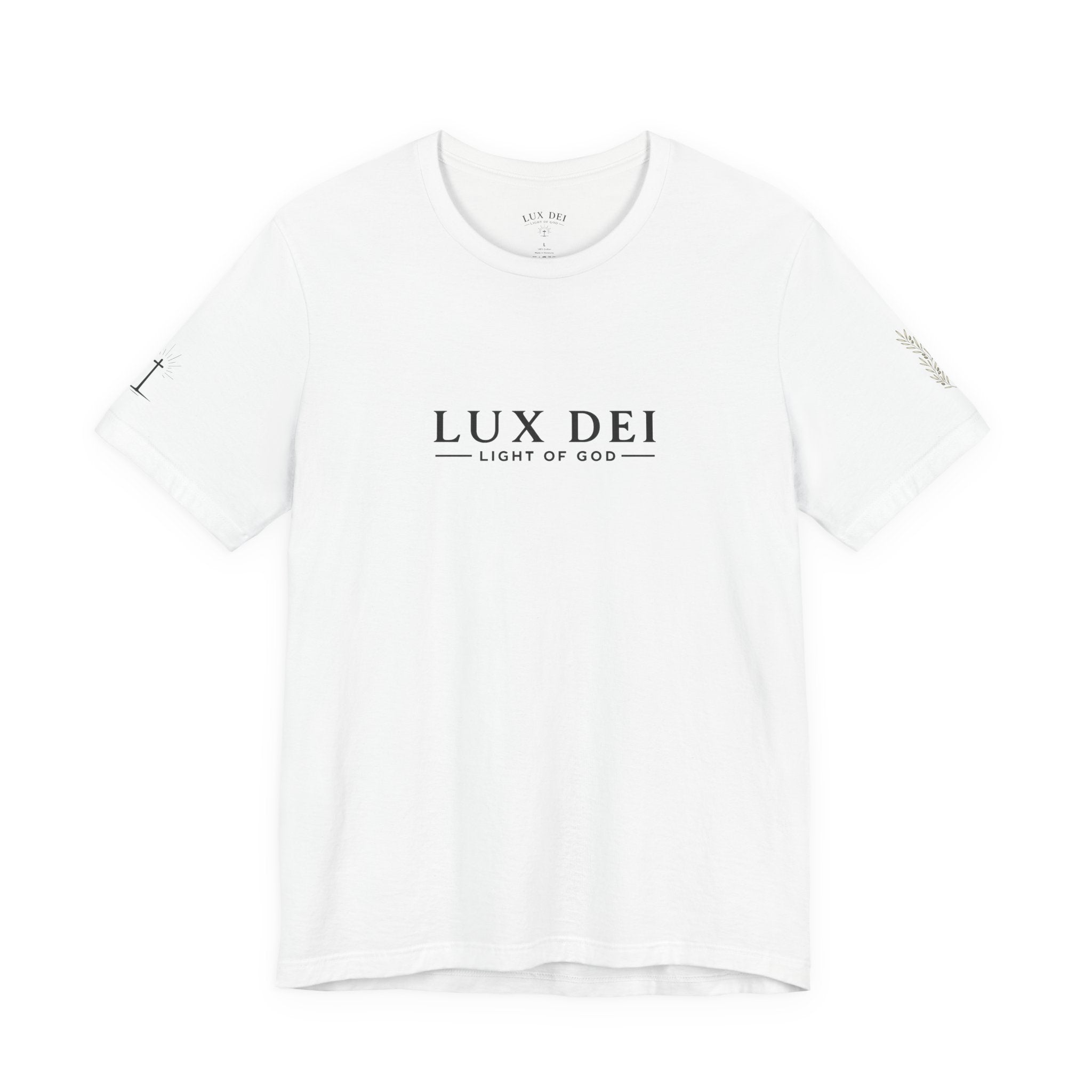 Lux Dei Premium T-Shirt — Christian T-Shirt | Faith-Based Graphic Tee | Light of God