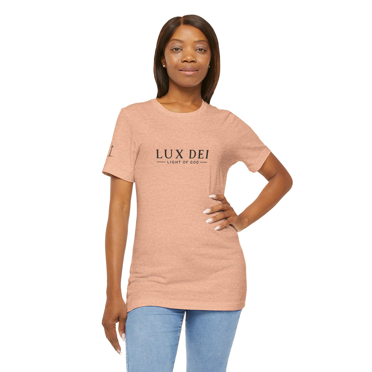 Lux Dei Cross & Olive Branch Tee