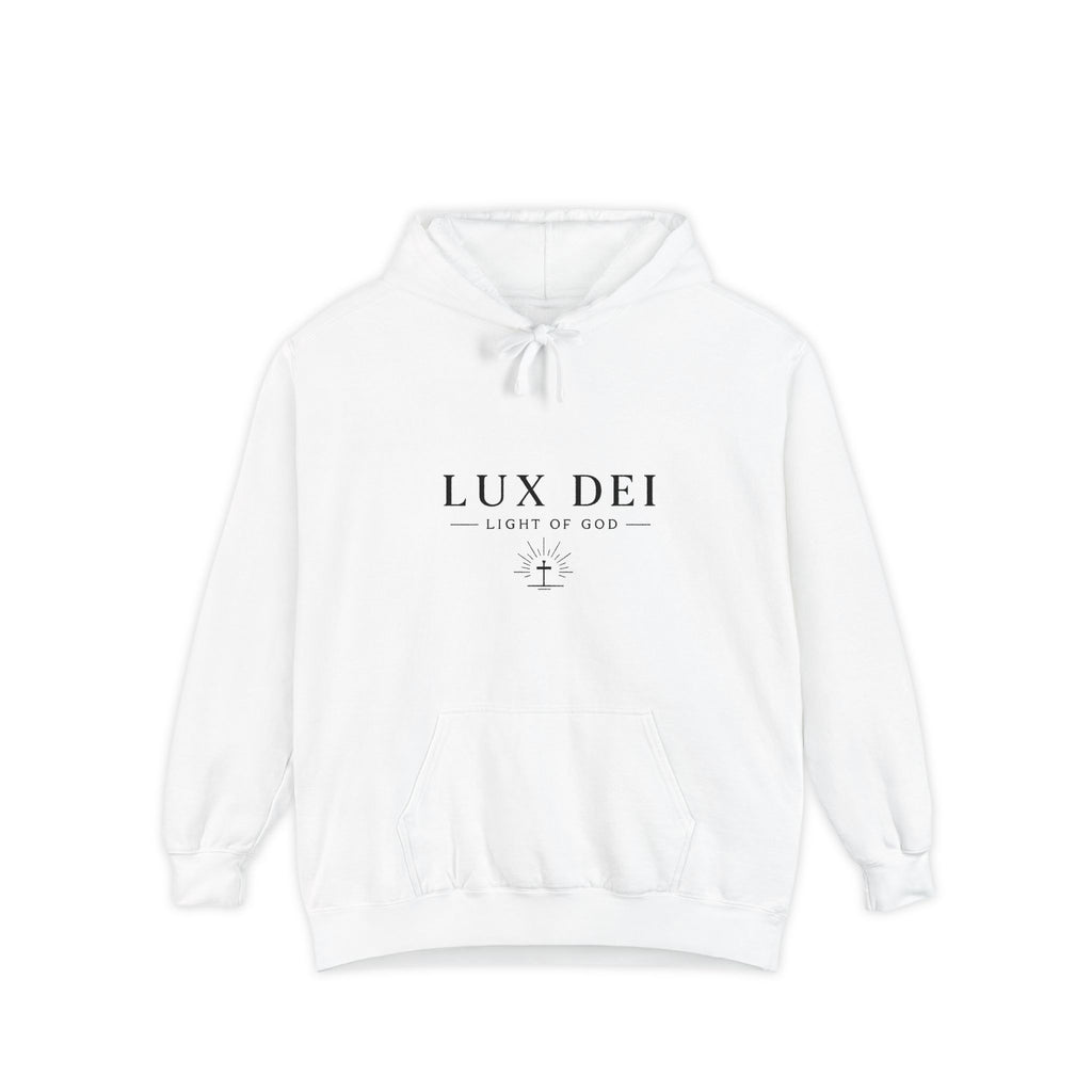 Lux Dei: Unisex Garment-Dyed Hoodie