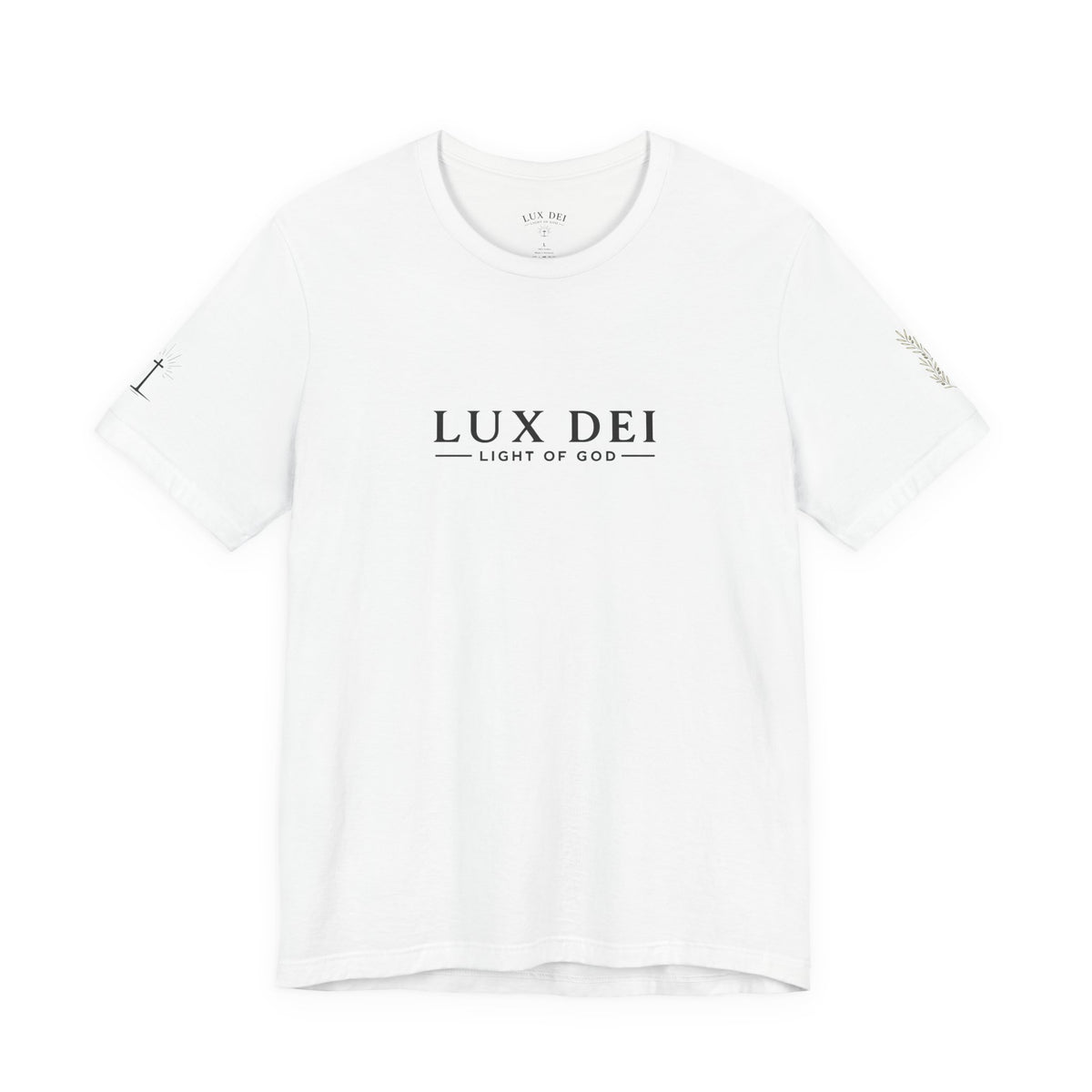 Lux Dei Cross & Olive Branch Tee